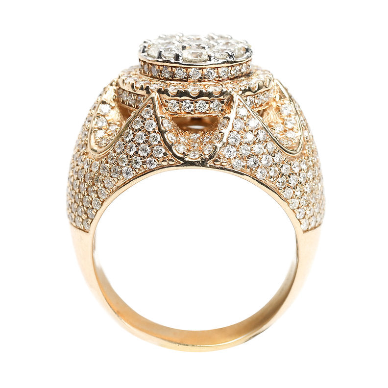 10K ARCHED CIRCLE RING