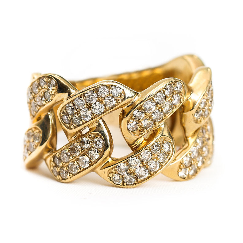 10K CUBAN RING