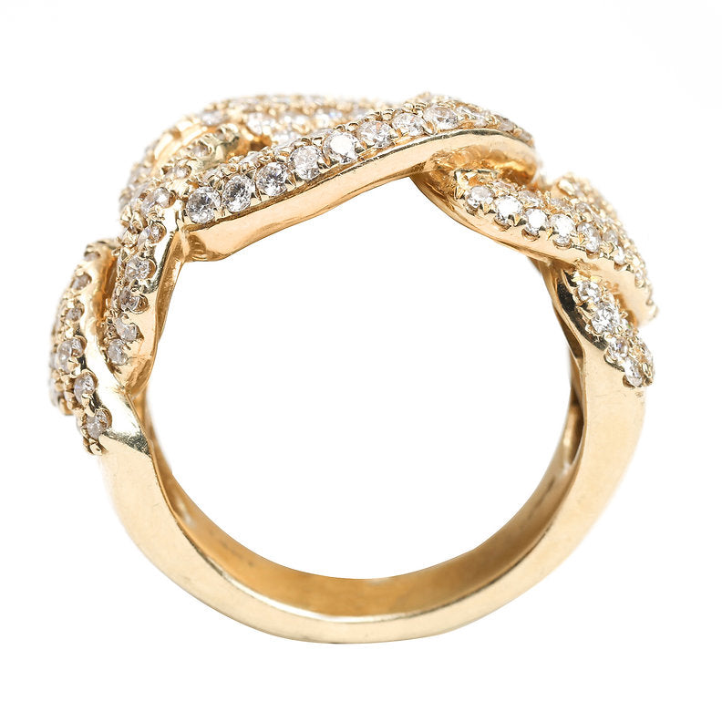 10K CUBAN RING