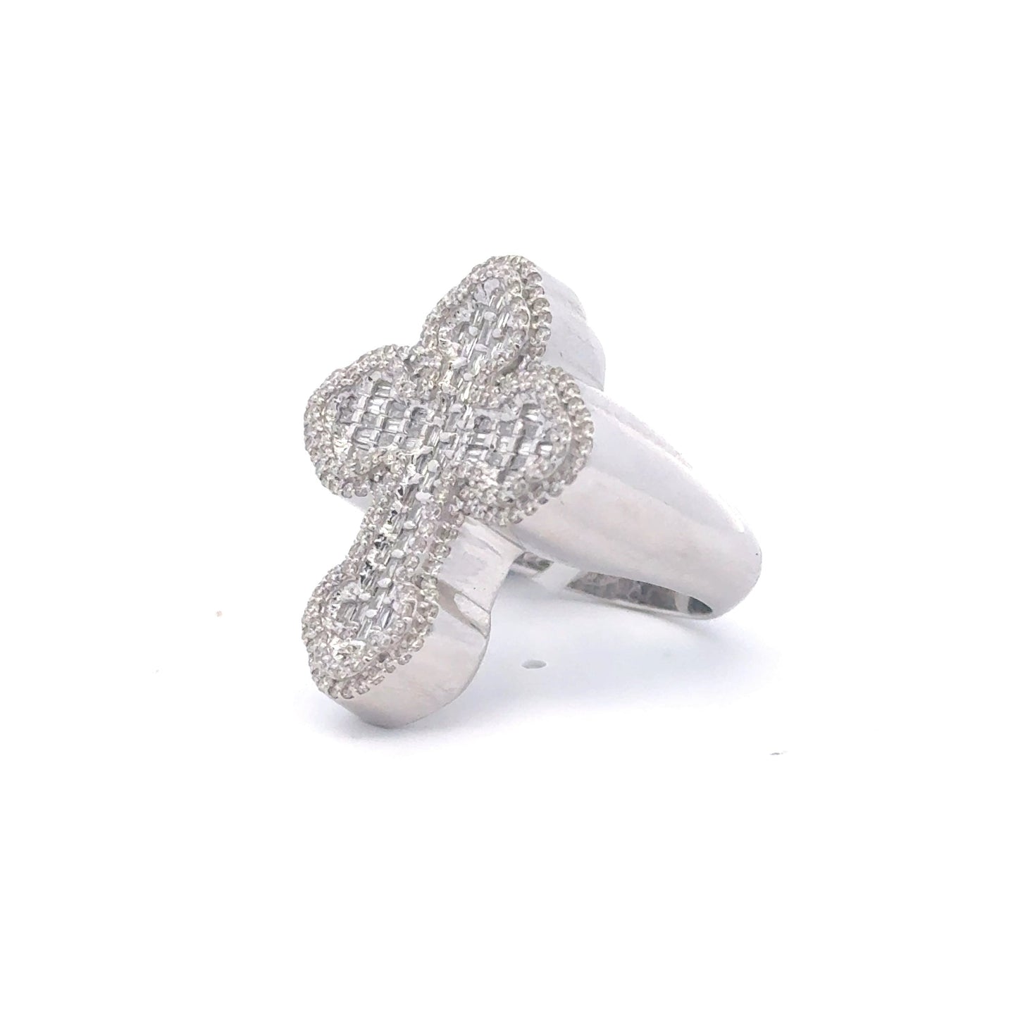 DIAMOND CROSS RING