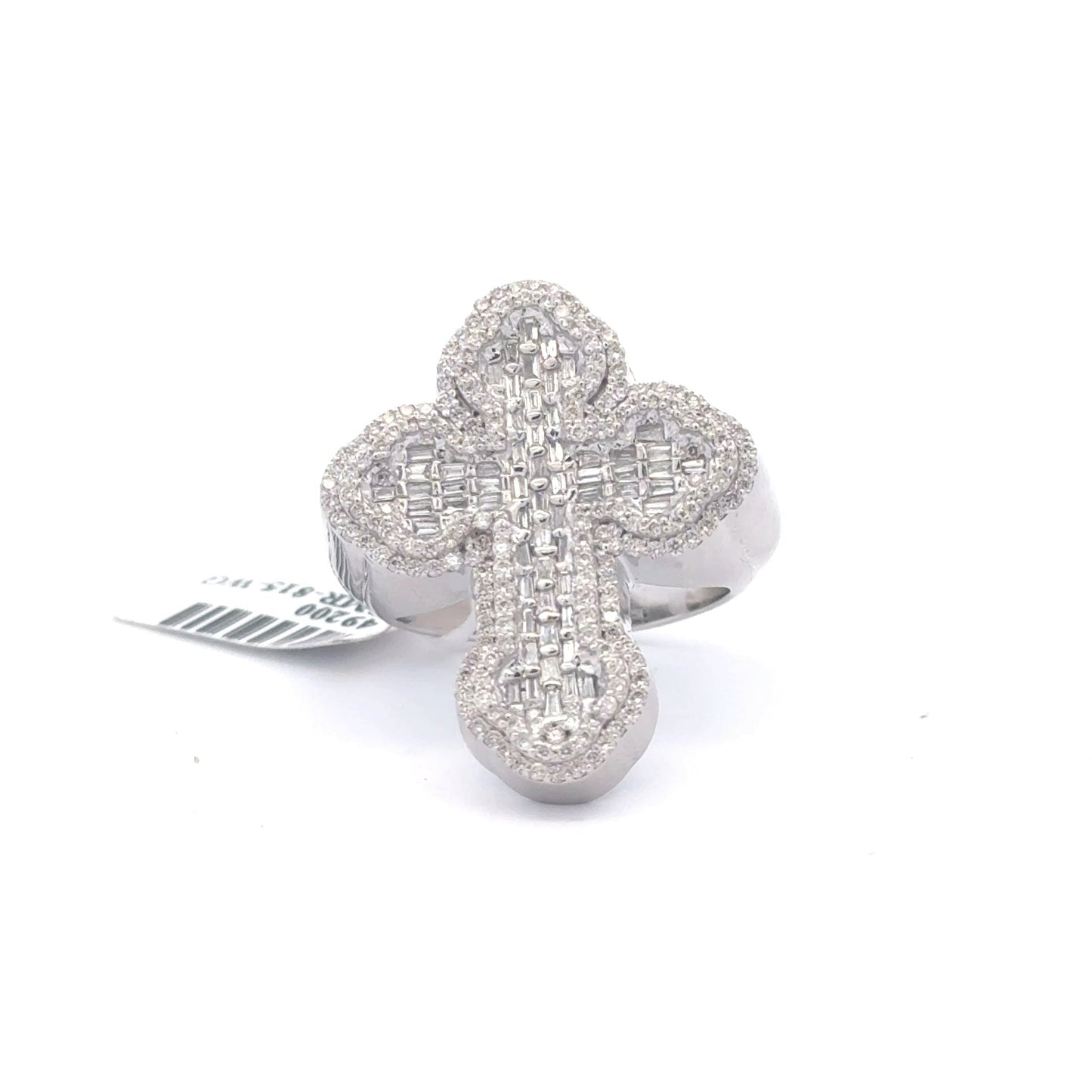 DIAMOND CROSS RING