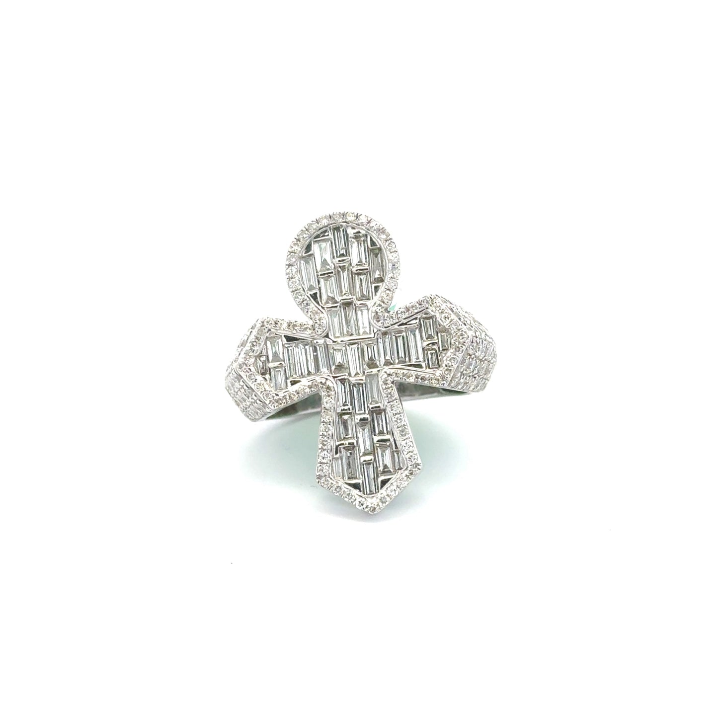 DIAMOND ANKH RING