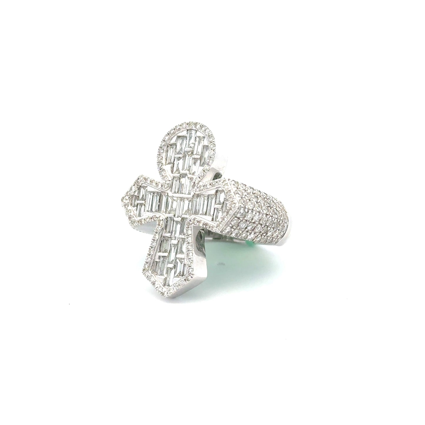 DIAMOND ANKH RING