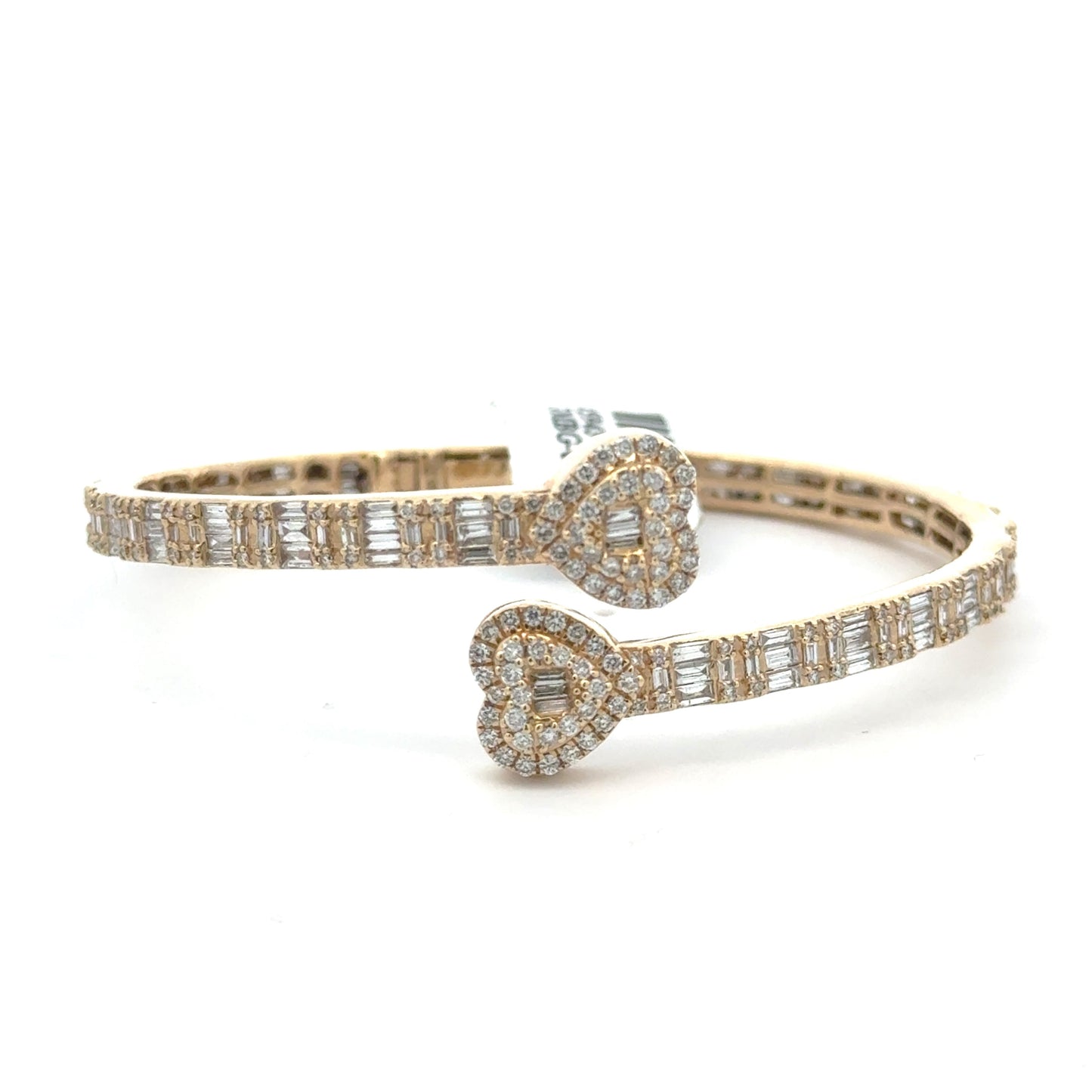 diamond heart bracelet