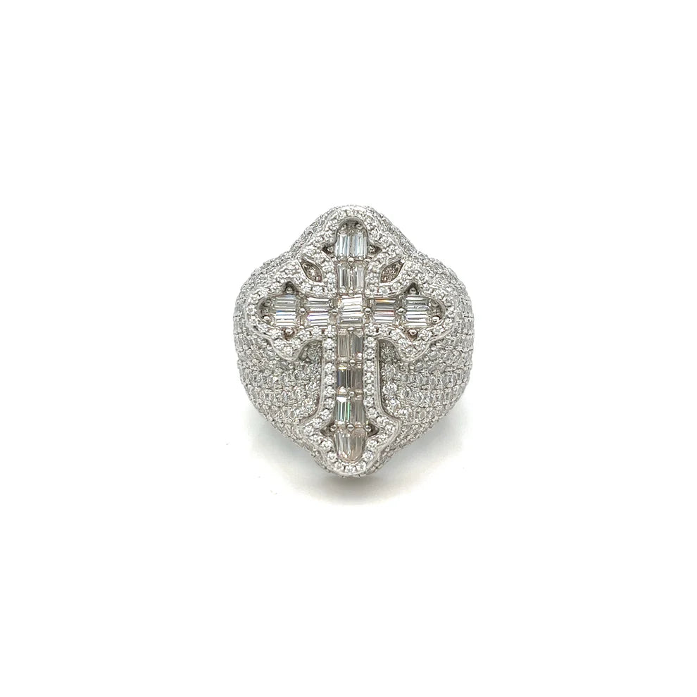 LOVE BAGUETTES CROSS RING