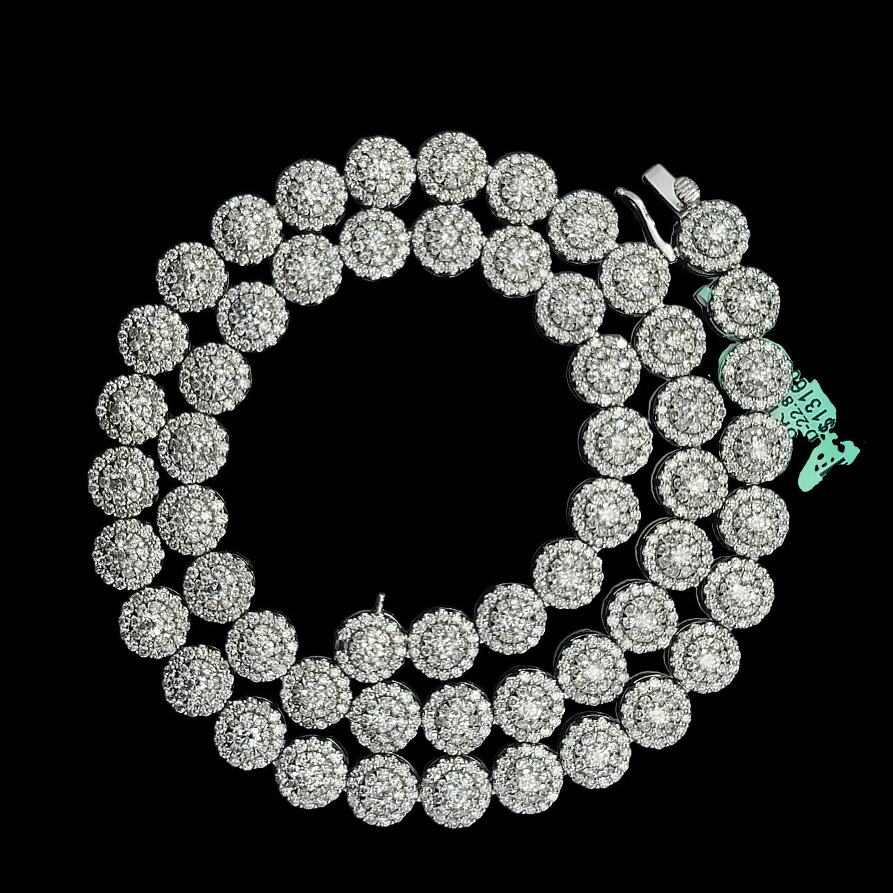 FLOWER SET TENNIS CHAIN