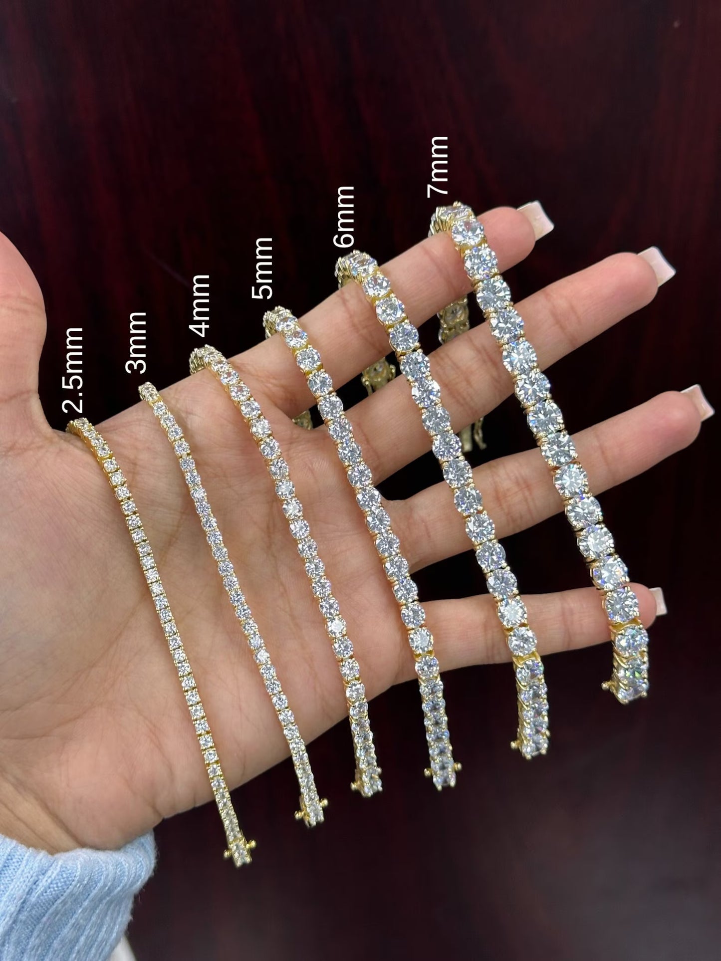 5MM TENNIS BRACELET (Unisex)