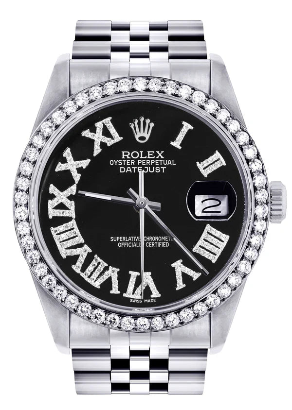36 MM Two-Tone Rolex Datejust with 2 CTW Diamond Bezel