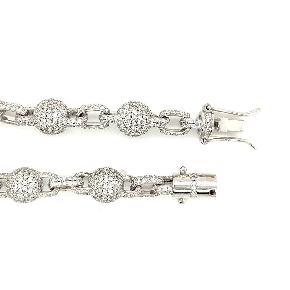 10MM CROSSES & BEADS CHAIN