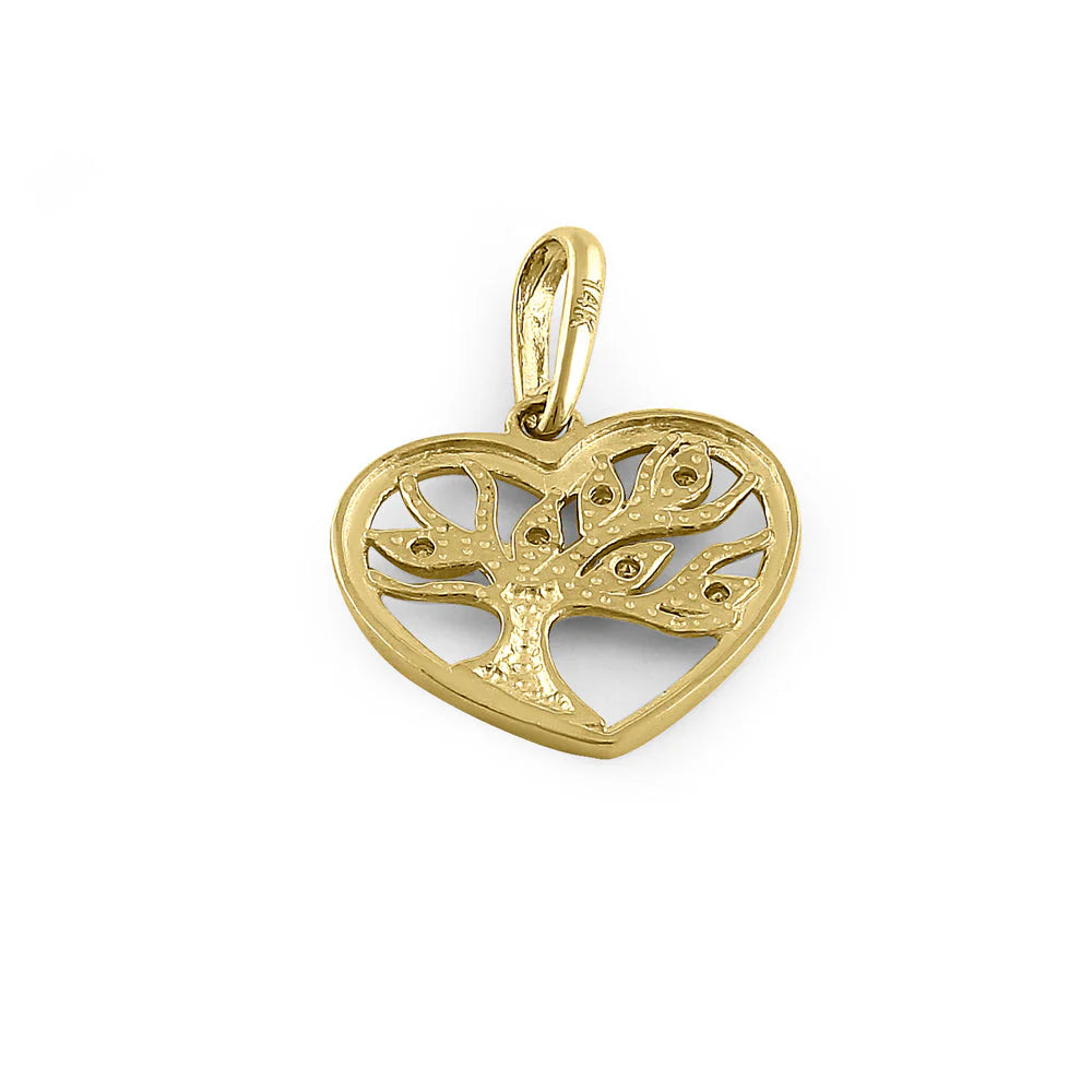 TREE OF LIFE HEART PENDANT