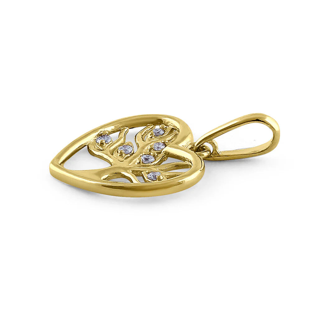 TREE OF LIFE HEART PENDANT