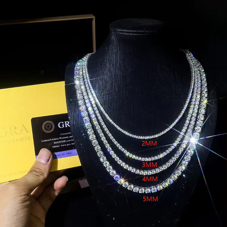 22" - TENNIS CHAINS 3MM - 5MM (UNISEX)