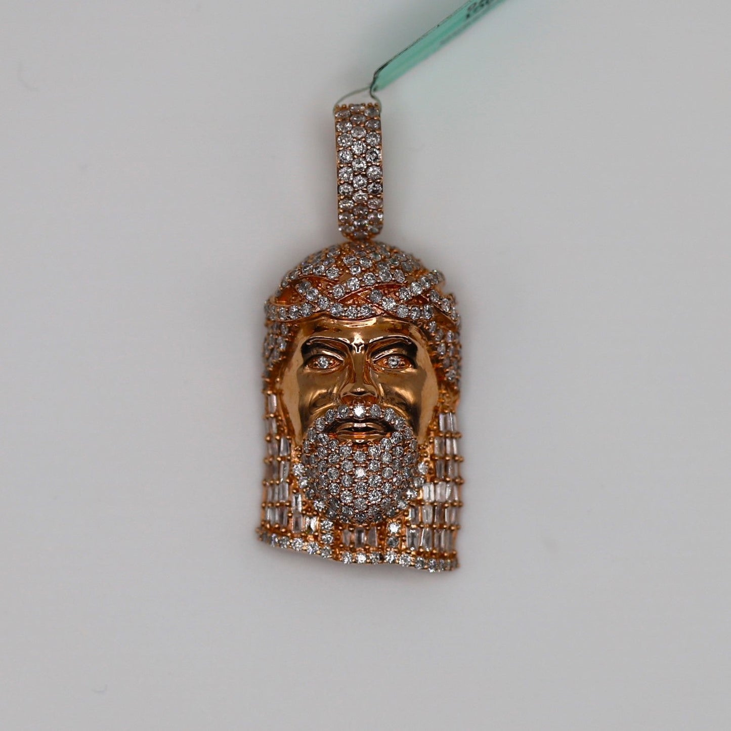 Diamond Jesus Pendant