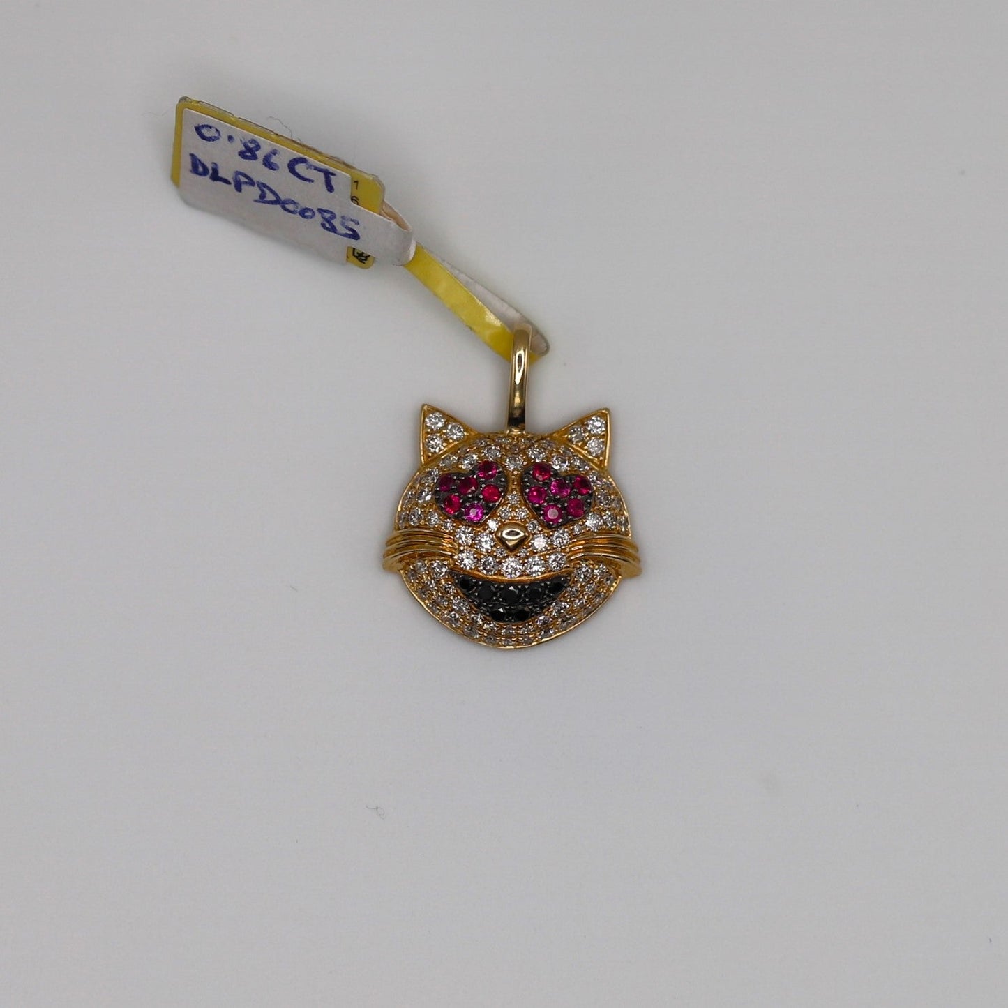 Diamond Cat Pendant