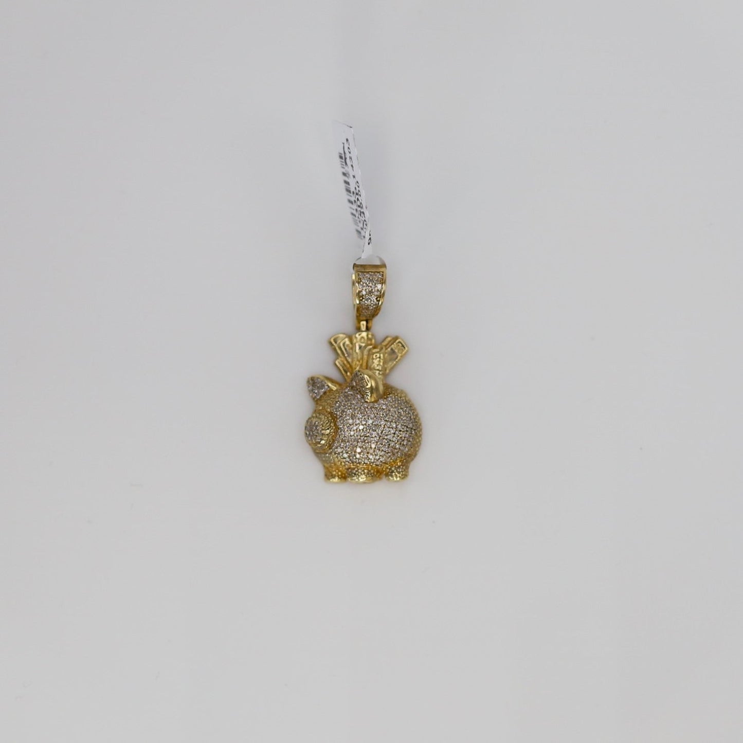 Diamond Piggy Bank Pendant