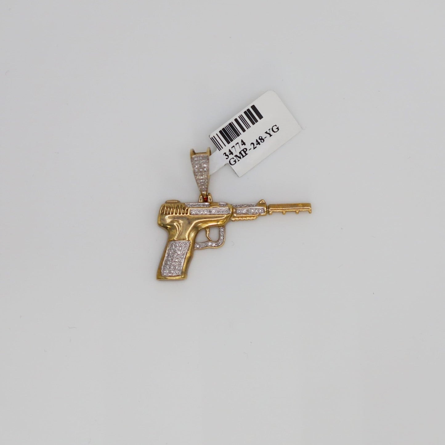 Diamond Gun Pendant