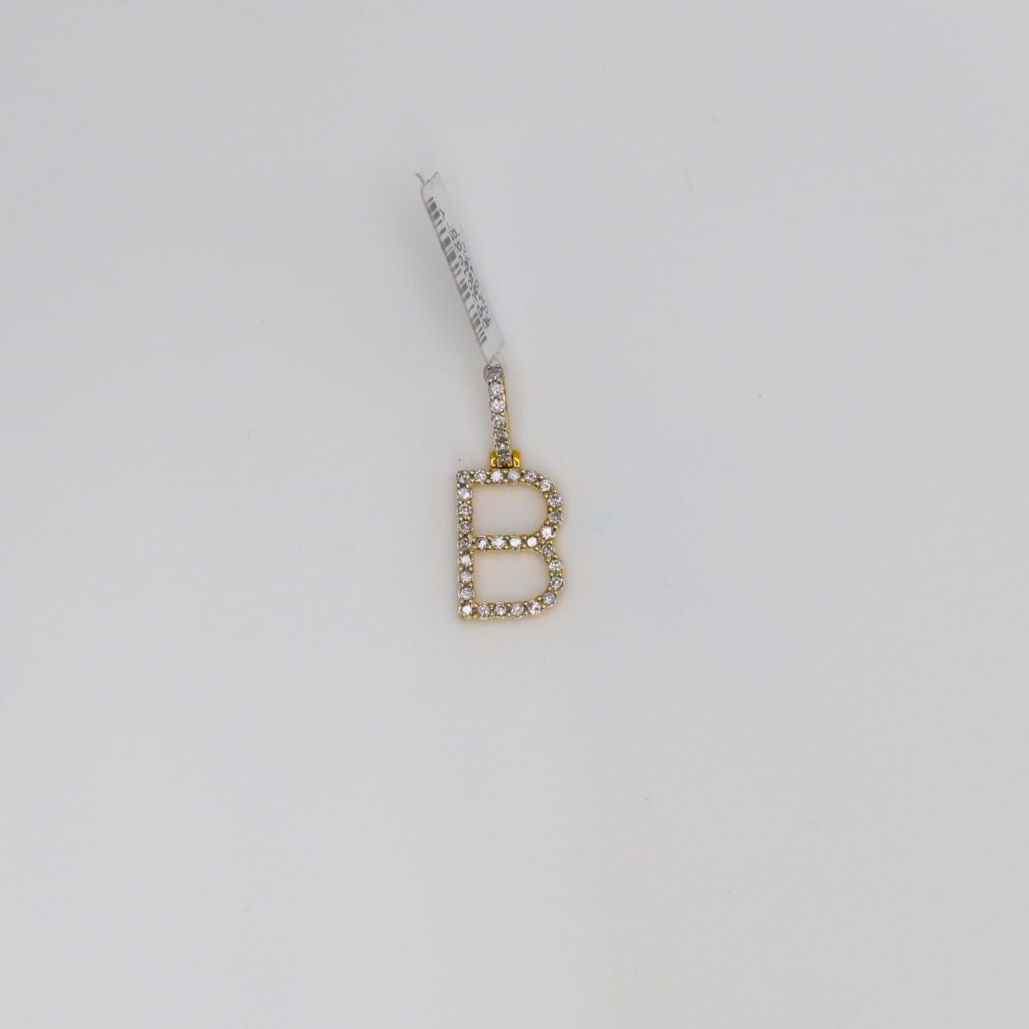 Diamond Letter B Pendant