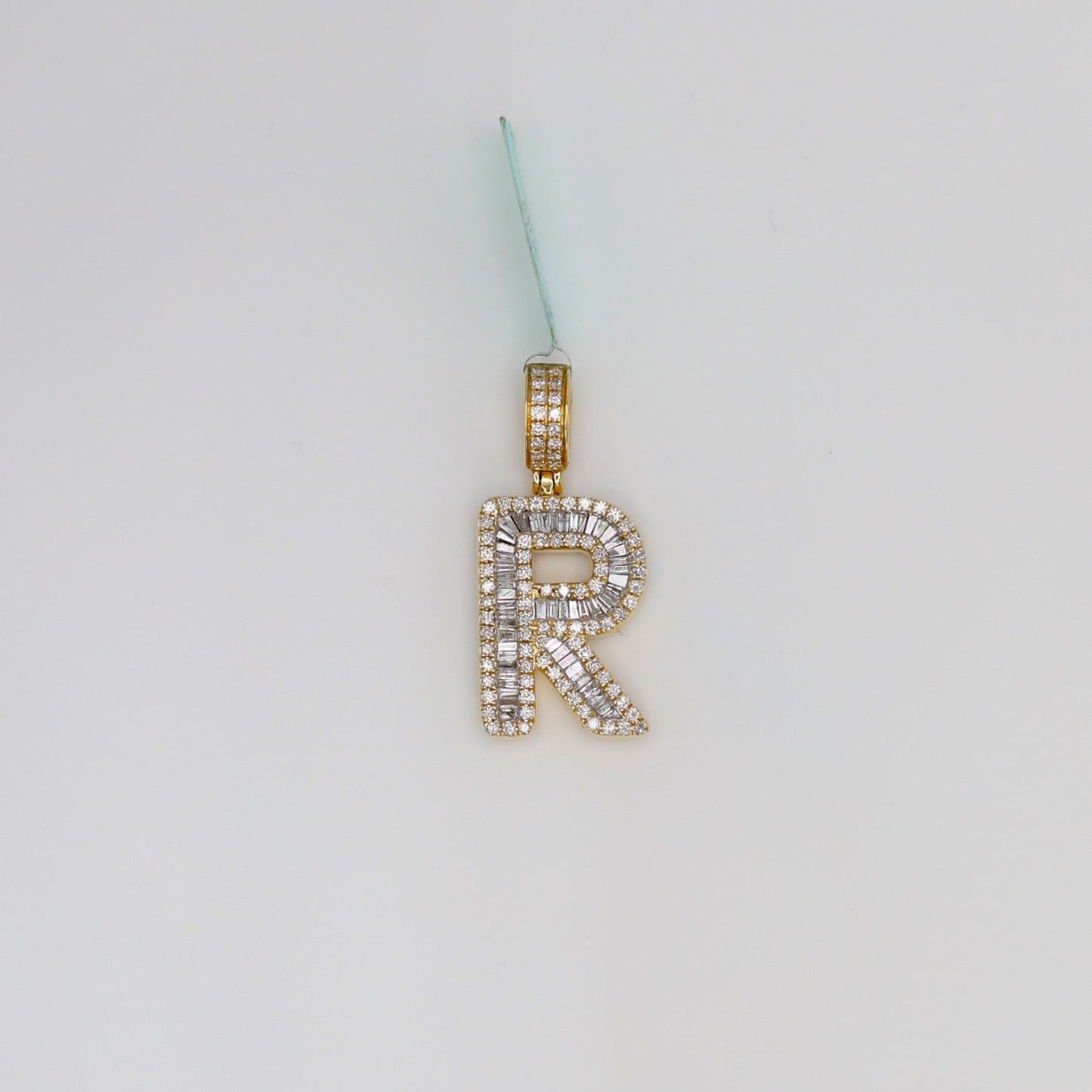 Diamond Letter R Pendant