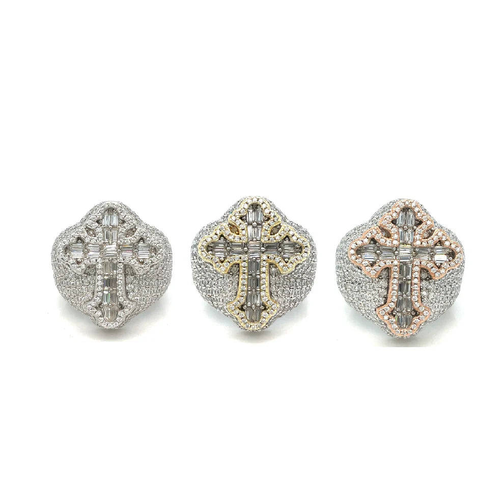 LOVE BAGUETTES CROSS RING