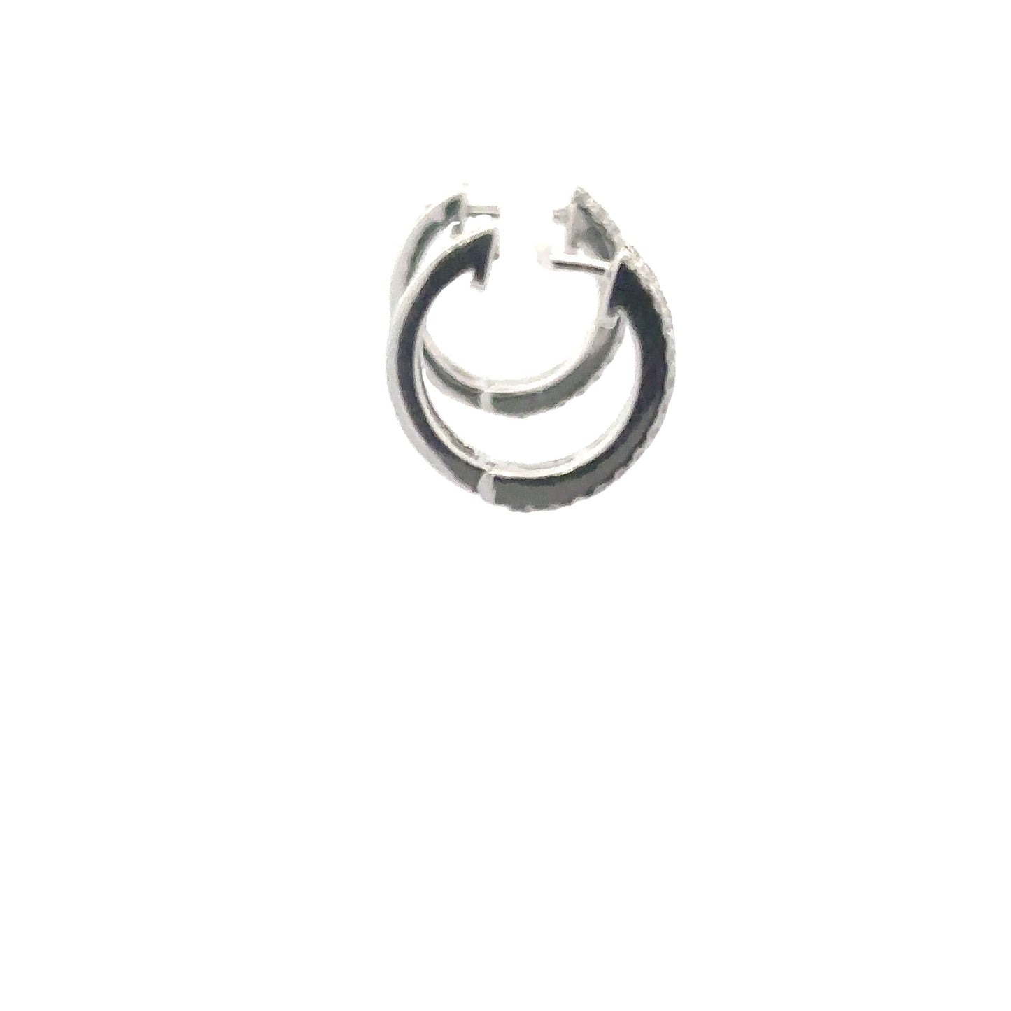 Diamond Hoop Earrings