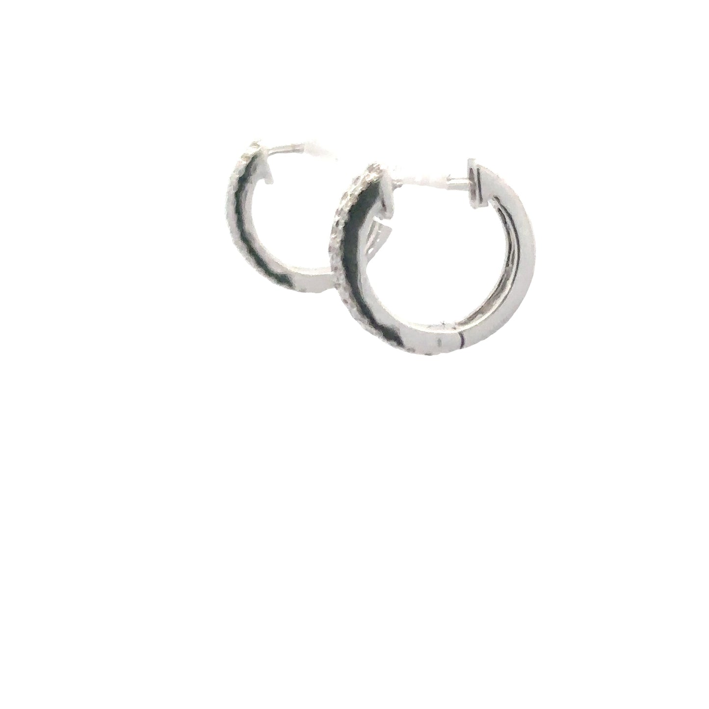 Diamond Hoop Earrings