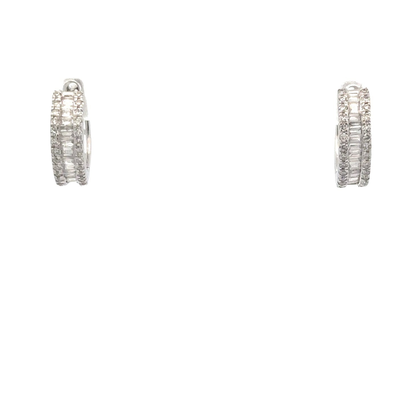 Diamond Hoop Earrings