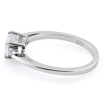 CLEAR HEART PROMISE RING