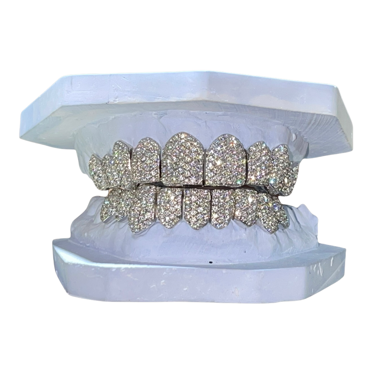 10K GOLD 8 on 8 VS CLARITY DIAMOND GRILLZ