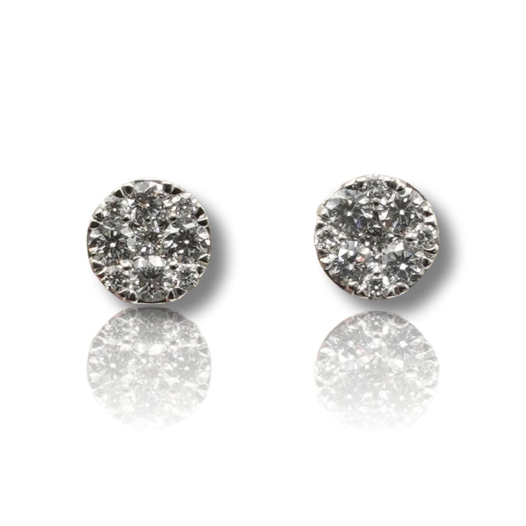 Circle Diamond Earring