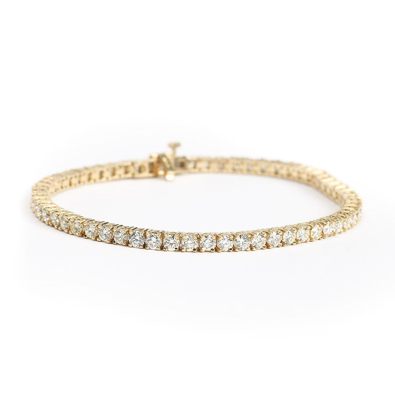 10K 8 POINTER TENNIS BRACELET