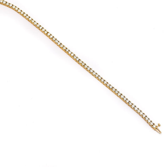 10K 8 POINTER TENNIS BRACELET