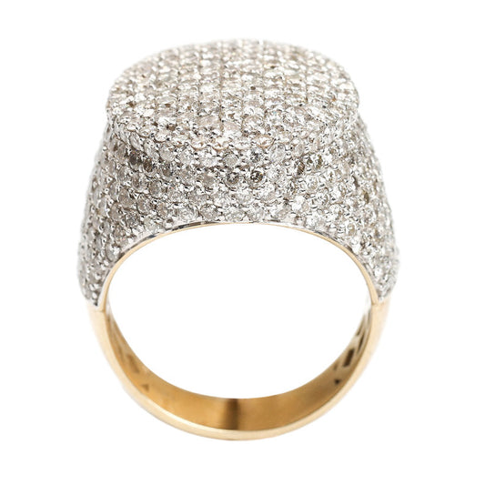 10K CIRCULAR DIAMOND RING