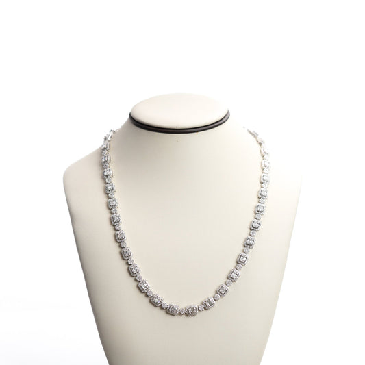10K GOLD BAGUETTE TENNIS CHAIN