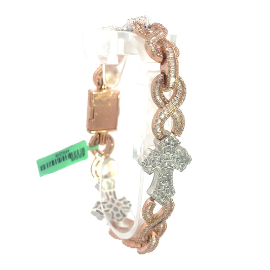 Cross Infinity Bracelet