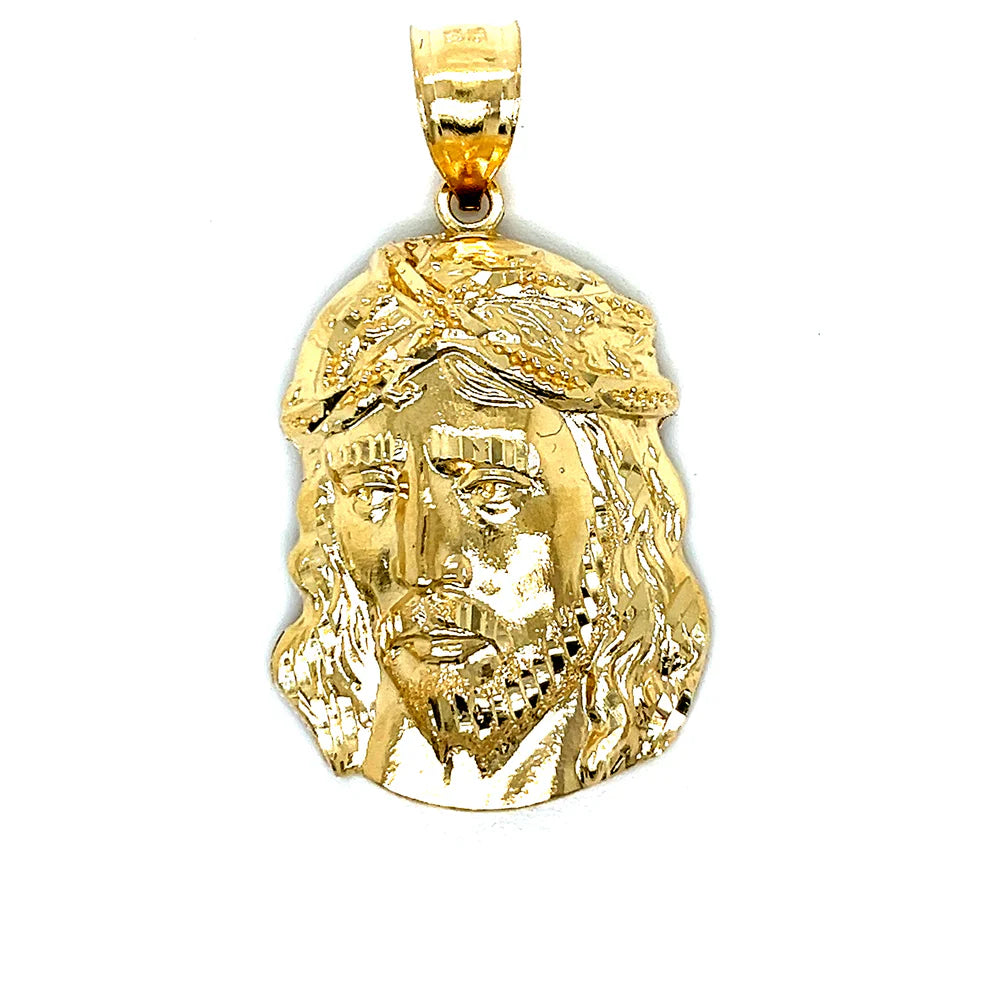14k GOLD JESUS PIECE