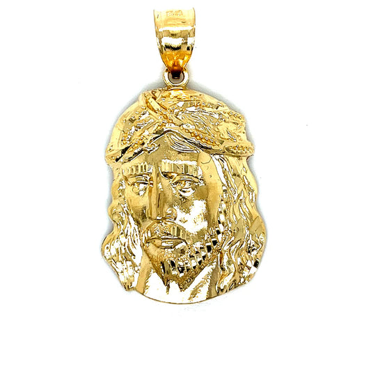 14k GOLD JESUS PIECE