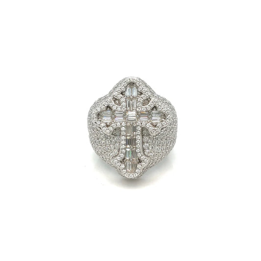 LOVE BAGUETTES CROSS RING