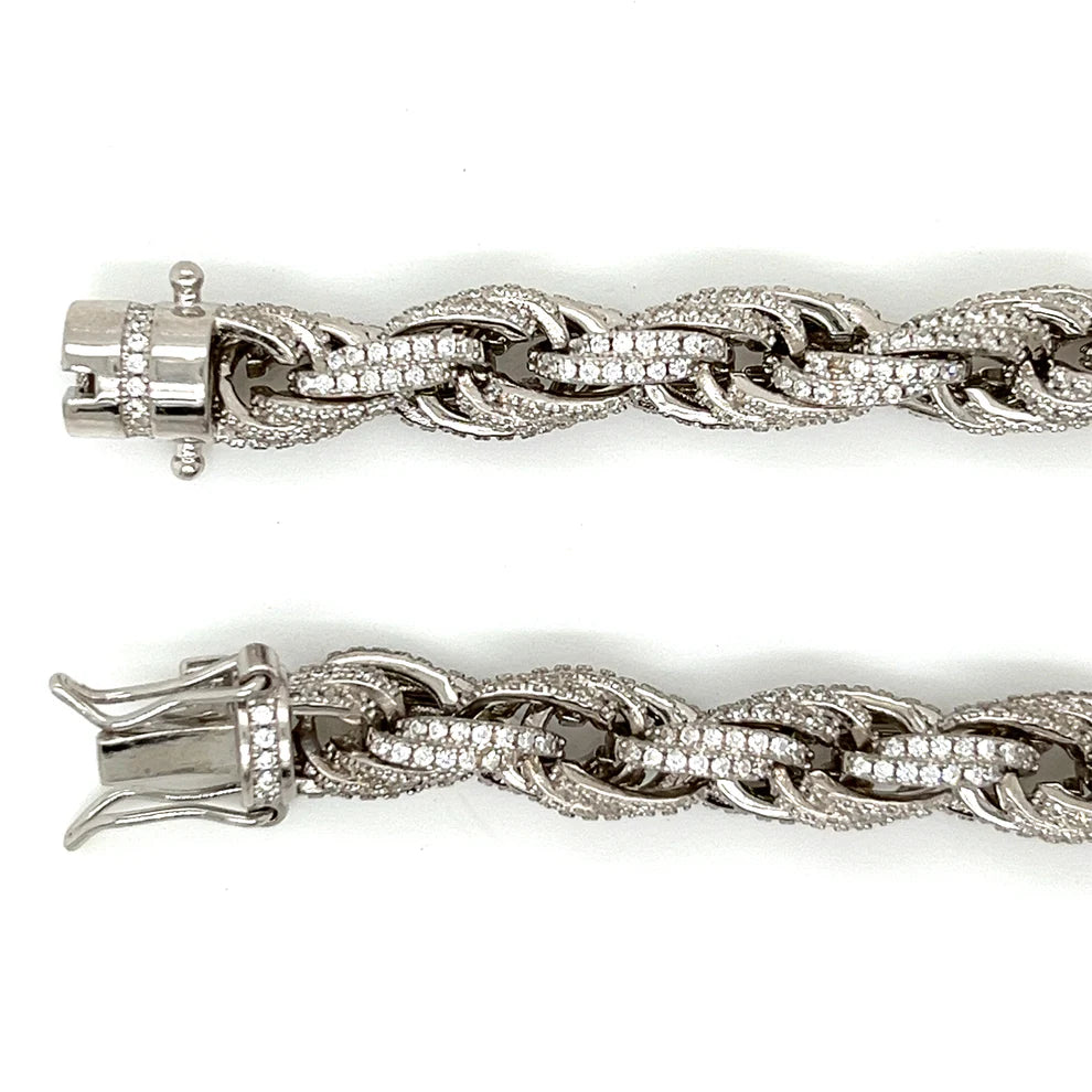 ICEY WHITE ROPE CHAIN
