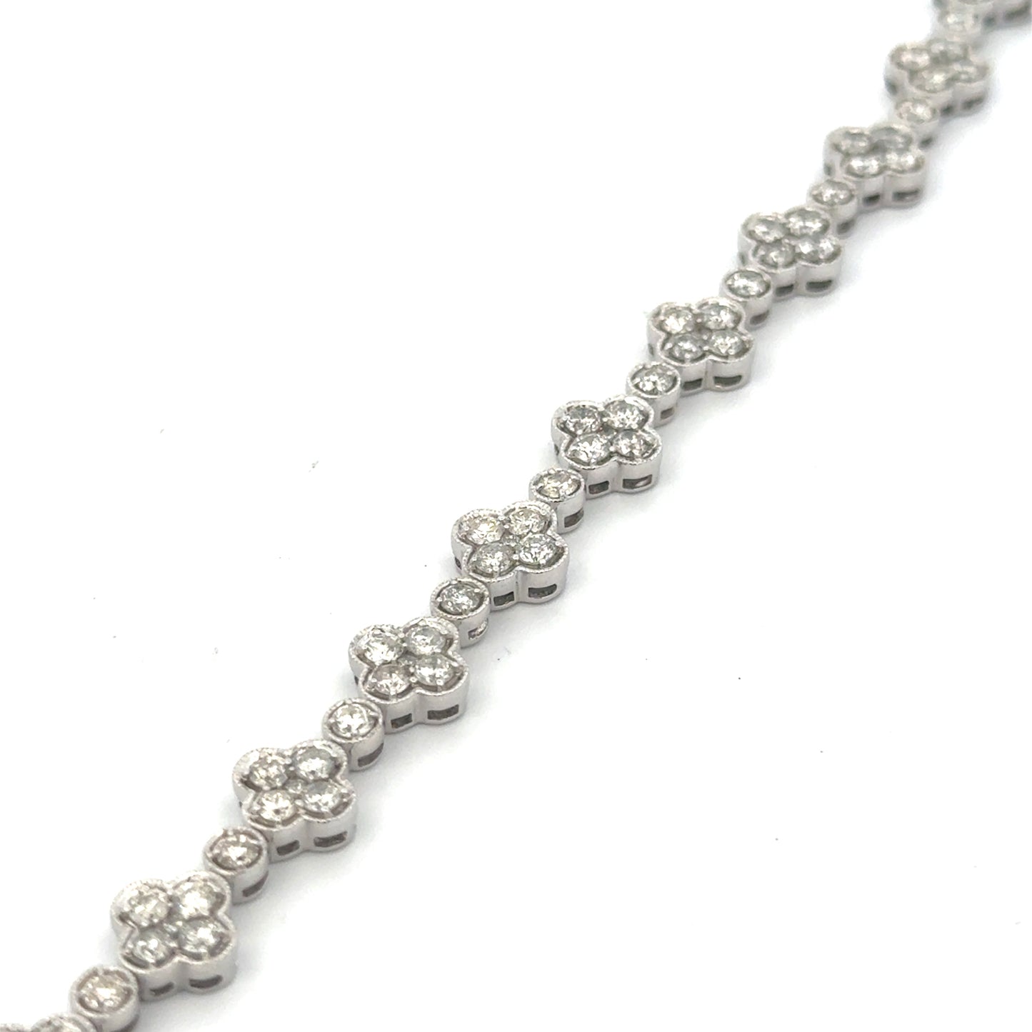 Diamond Clover Bracelet