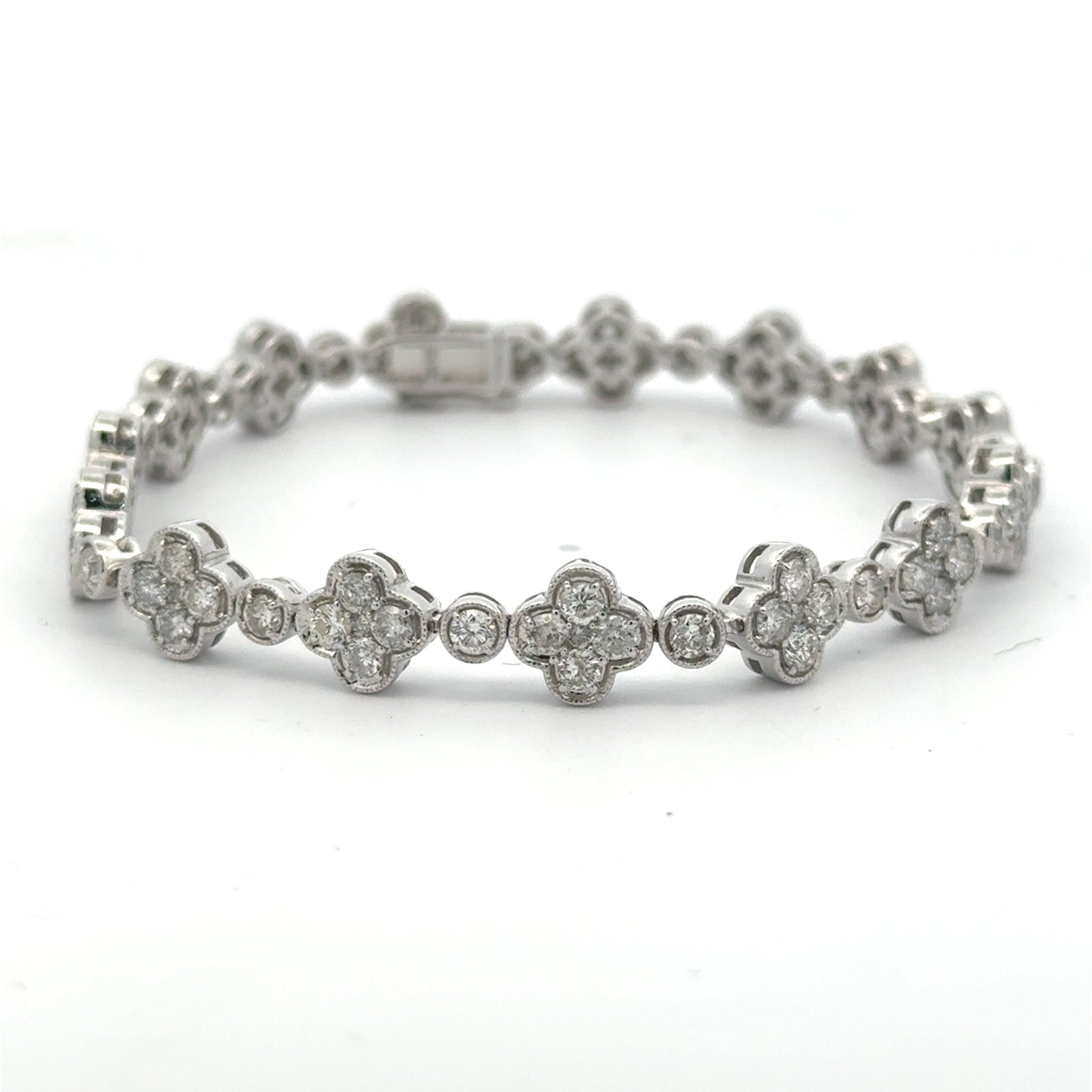 Diamond Clover Bracelet