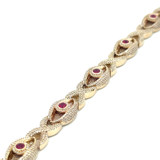 Diamond Evil eye Bracelet