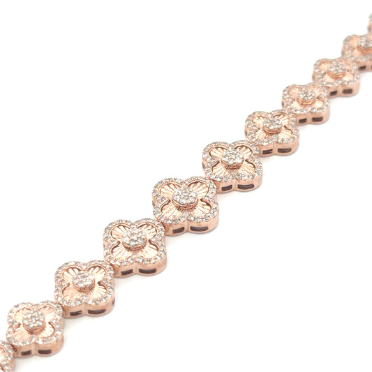 Diamond Clover Bracelet