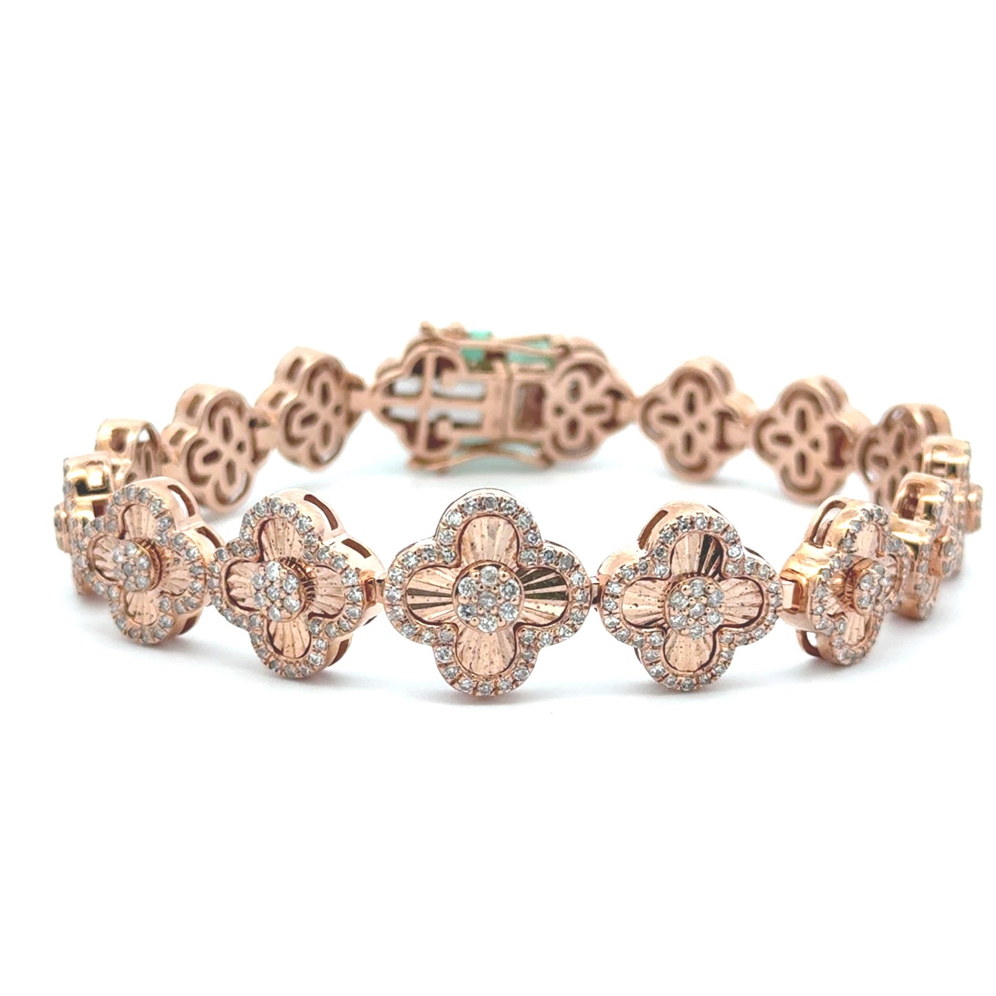 Diamond Clover Bracelet