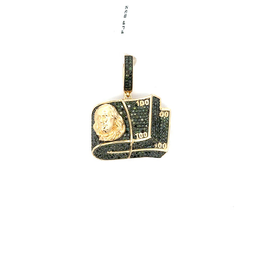 Diamond Money stack Pendant