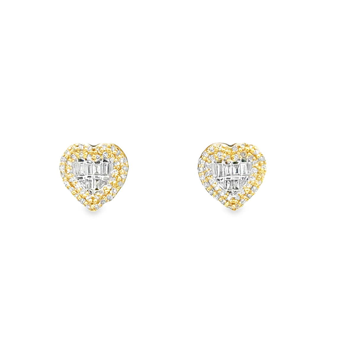 Diamond Heart Earrings