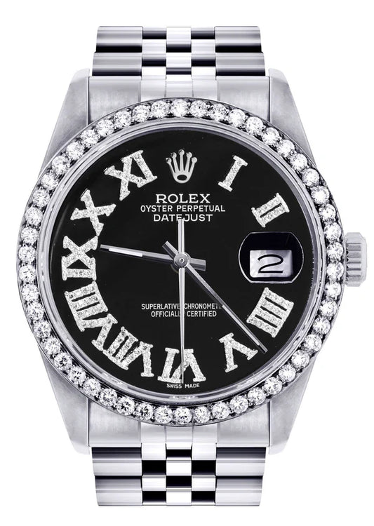 36 MM Two-Tone Rolex Datejust with 2 CTW Diamond Bezel