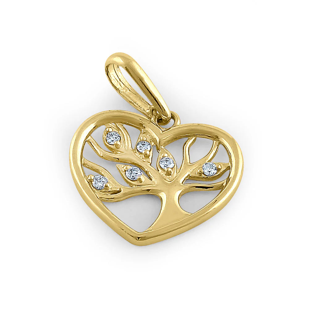 TREE OF LIFE HEART PENDANT