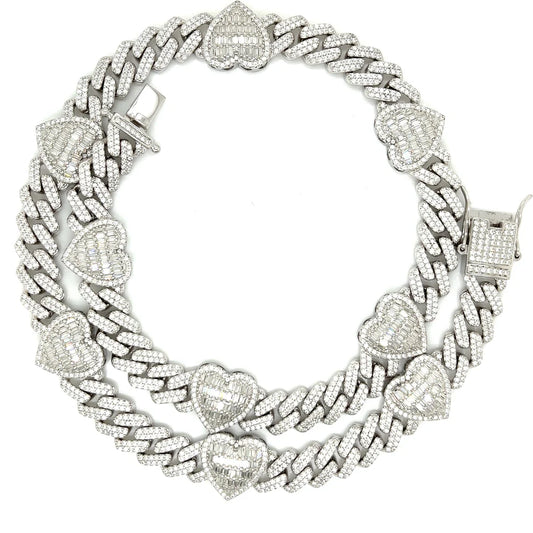 CUBAN HEARTS CHAIN