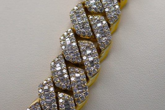 VS BAGUETTE/ROUND CUBAN CHAIN