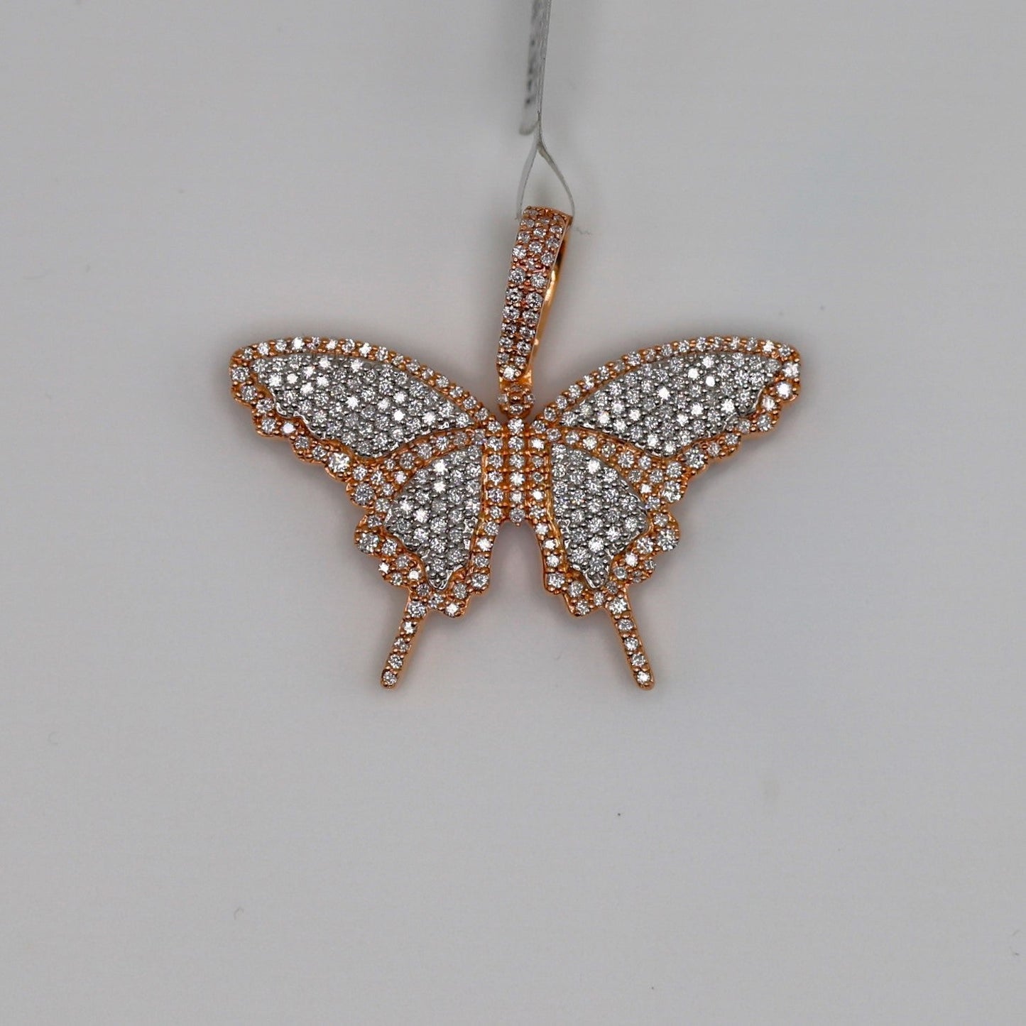 Diamond Butterfly Pendant